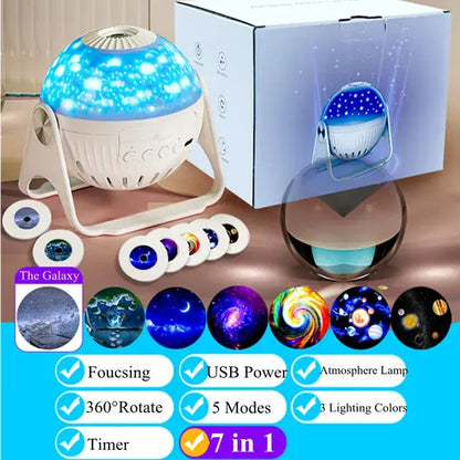 LED Starry Sky Projector Night Light